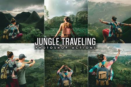 FreePsdVn.com 2011193 ACTION jungle traveling photoshop actions wa93e9y cover