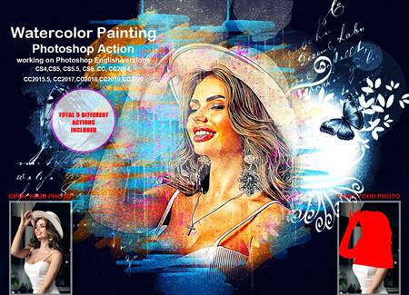 FreePsdVn.com 2011278 ACTION watercolor painting photoshop action 5458160 cover