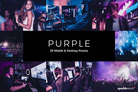 FreePsdVn.com 2011467 PRESET 20 purple lightroom presets lut 9csdd7h cover