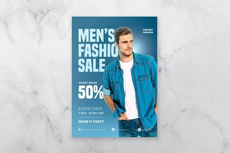 FreePsdVn.com 2012020 TEMPLATE mens fashion sale flyer flne3m2 cover