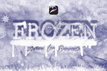 FreePsdVn.com 2012084 ACTION frozen brushes for procreate 5625111 cover