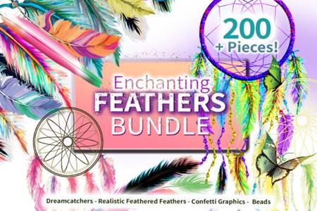 FreePsdVn.com 2012144 STOCK enchanting feathers graphic bundle 6772245 cover