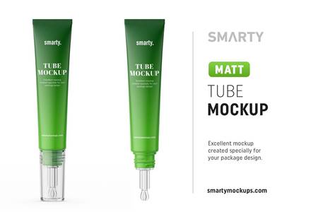 Download Matt Cosmetic Tube Mockup 4539123 Freepsdvn