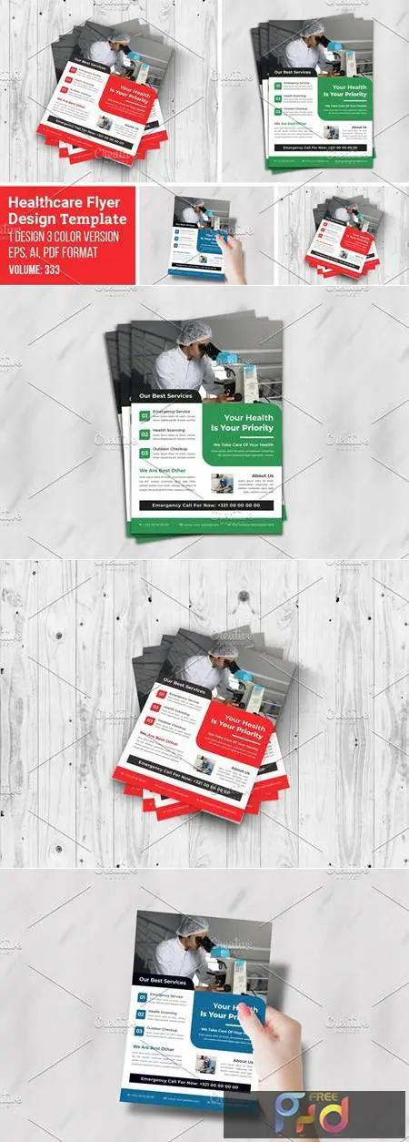 Creative Flyer For Medical Template Freepsdvn