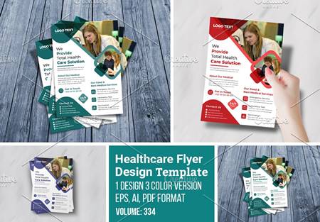 FreePsdVn.com 2012322 VECTOR health care solution flyer design 5547165 cover