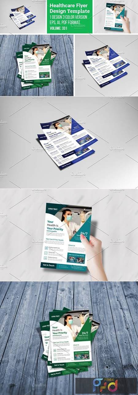 FreePsdVn.com 2012324 VECTOR medical healthcare flyer template 5546912