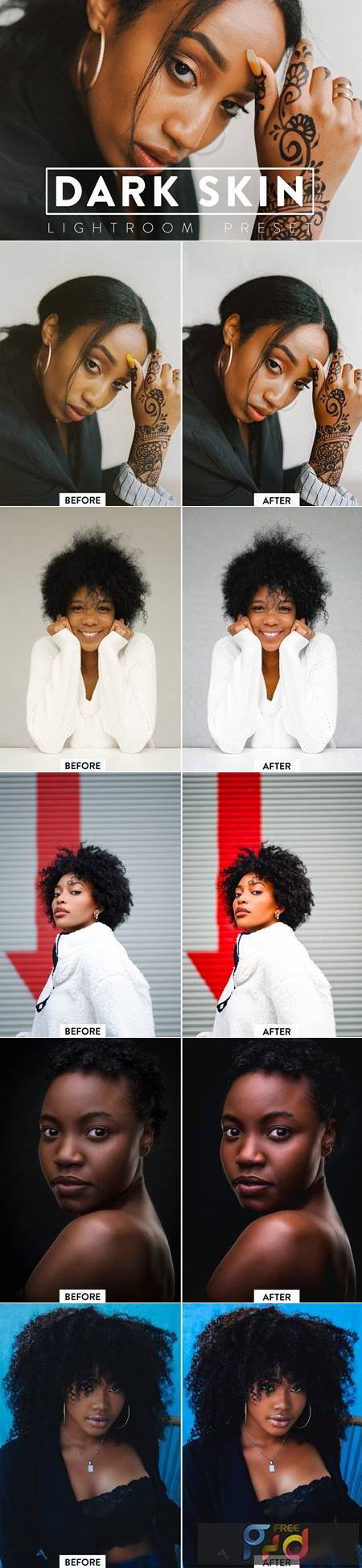 DARK SKIN Lightroom Preset