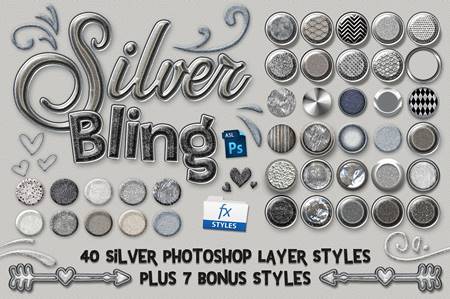 FreePsdVn.com 2012474 ACTION silver bling photoshop layer styles 5115002 cover