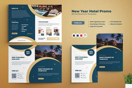 FreePsdVn.com 2101016 TEMPLATE new year hotel promo bifold brochure pt955dm cover