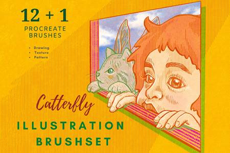 Procreate Illustration Brushes Vol 1 5503319 - FreePSDvn