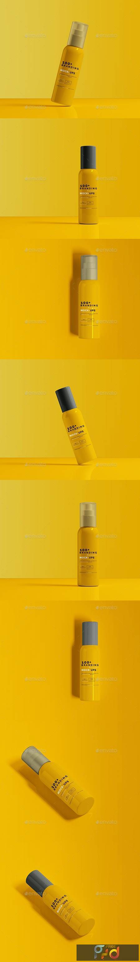 Spray Bottle Mockup