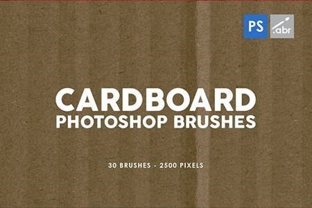 FreePsdVn.com 2101092 ACTION 30 cardboard photoshop brushes vol1 29575481 cover