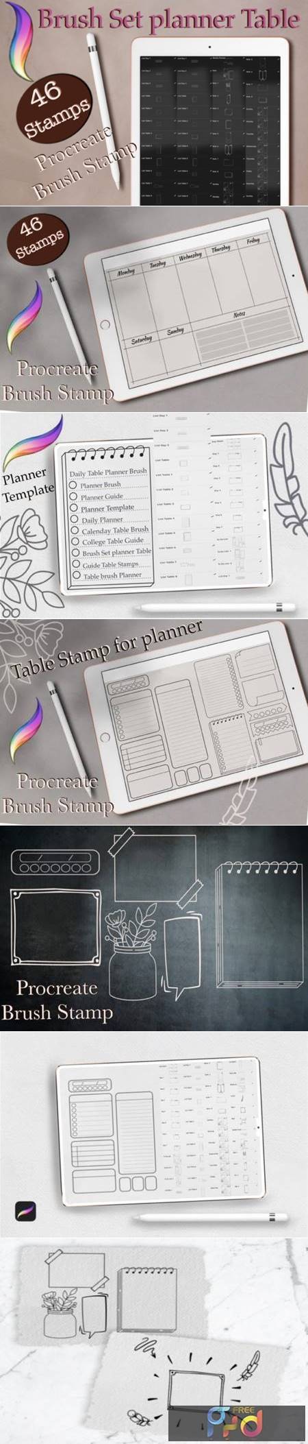 Stamp Guide Planner Bujo for Procreate Graphic by N Nakorn Creative ·  Creative Fabrica