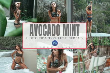 FreePsdVn.com 2101161 ACTION 10 avocado mint mood photoshop actions 6997450 cover