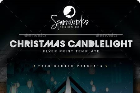 FreePsdVn.com 2101232 TEMPLATE christmas candlelight service flyer template 29376718 cover