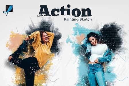 FreePsdVn.com 2101249 ACTION painting sketch photoshop action 29477559 cover