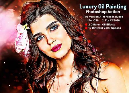 Freepsdvn.com 2101263 Action Luxury Oil Painting Photoshop Action 5704092 Cover