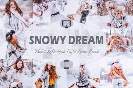 FreePsdVn.com 2101279 PRESET 10 snowy dream mobile desktop lightroom 7099219 cover