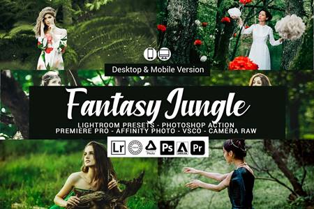 FreePsdVn.com 2101321 PRESET fantasy jungle presets 5689706 cover