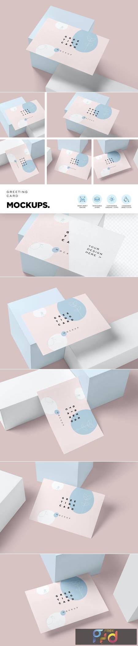 Invitation Card Mockups