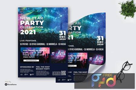 FreePsdVn.com 2101398 TEMPLATE new year party vol02 poster ty 6frzhqq