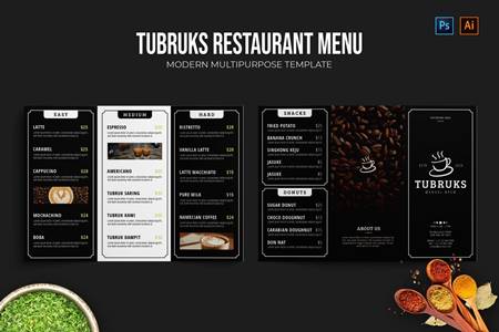 FreePsdVn.com 2101412 TEMPLATE tubruks restaurant menu uh2tbfd cover