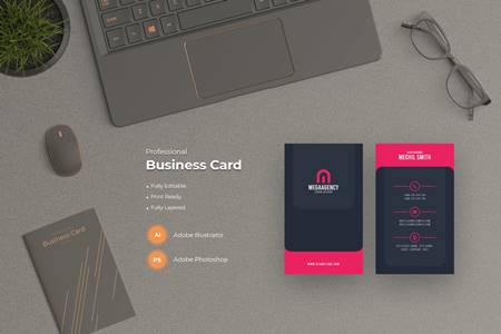 FreePsdVn.com 2101536 TEMPLATE stylish business card template asmucp3 cover