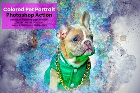 FreePsdVn.com 2101537 ACTION colored pet portrait ps action 5635740 cover