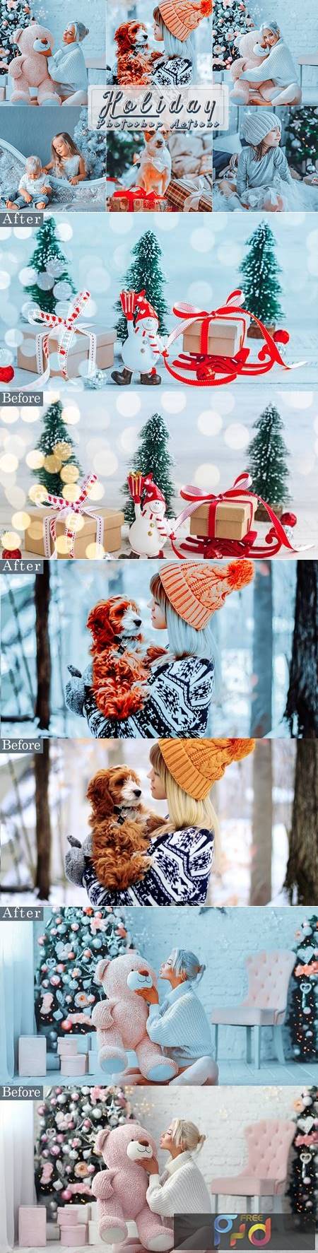 Holiday Photoshop Actions