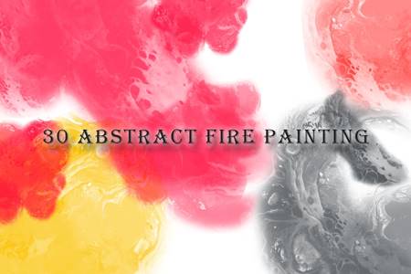 FreePsdVn.com 2102044 ACTION 30 abstract fire painting brushes yyrebmy cover
