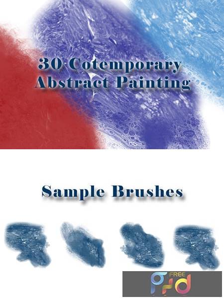Cotemporary Abstract Painting Brushes