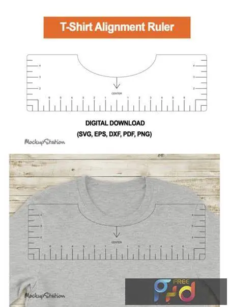 T-shirt Alignment Tool Printable- PDF Printable - tshirt ali - Inspire  Uplift