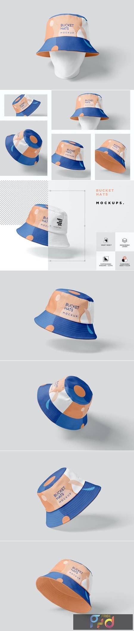 Bucket Hat Mockups