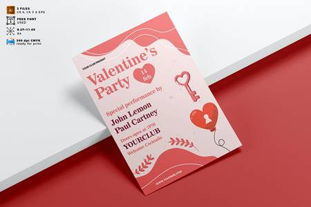 FreePsdVn.com 2102412 VECTOR valentines day flyer template vol 07 vwyd7ag cover