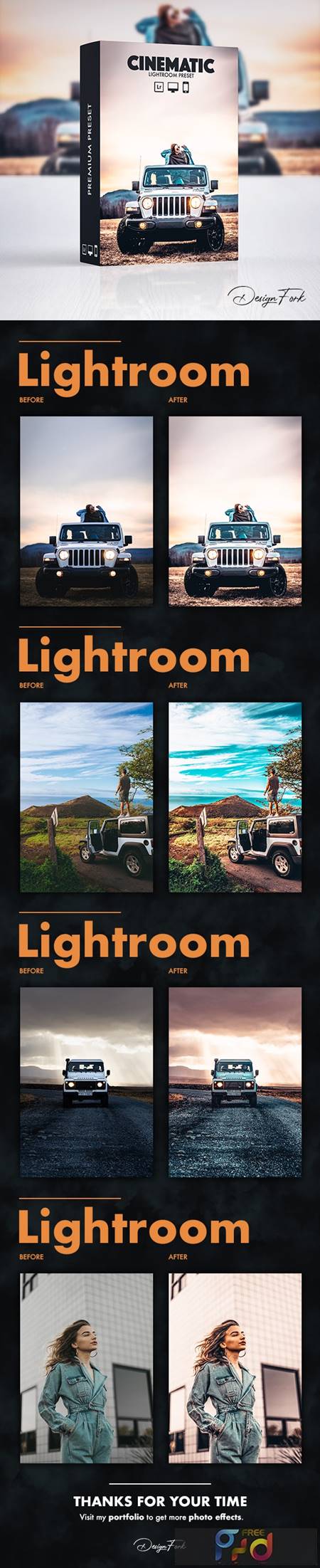 Cinematic FX Lightroom Preset