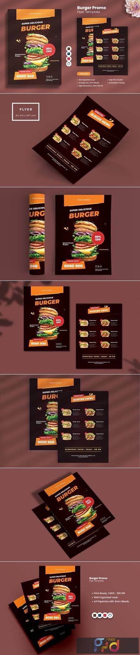 Burger Sale Flyer