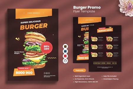 FreePsdVn.com 2103106 TEMPLATE burger sale flyer 6grz7gp cover