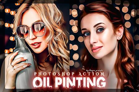 FreePsdVn.com 2103119 ACTION oil painting photoshop action 29918836 cover