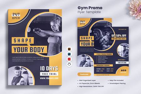 FreePsdVn.com 2103157 TEMPLATE gym fitness promo flyer tjk6m5e cover