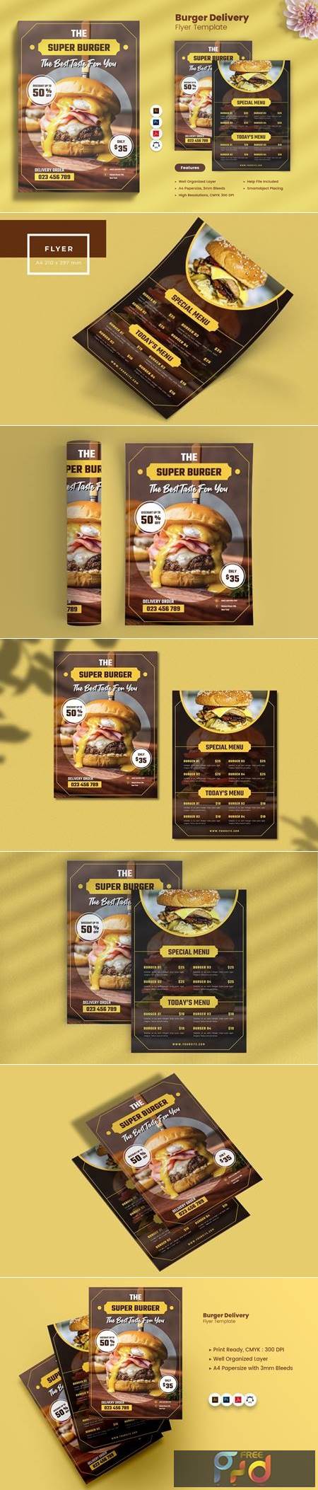 FreePsdVn.com 2103270 TEMPLATE burger delivery flyer nzy25b2