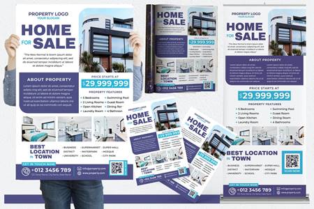 FreePsdVn.com 2103286 TEMPLATE modern home for sale 04 print templates pack d92jcst cover