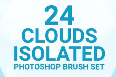FreePsdVn.com 2103312 ACTION 24 cloud isolated photoshop brushes set 29926959 cover