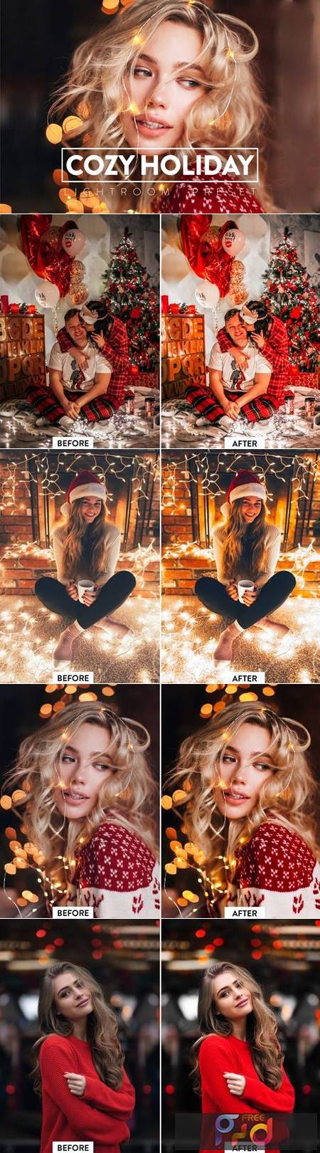 Cozy Holiday Lightroom Preset