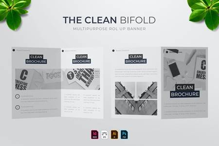 FreePsdVn.com 2103430 TEMPLATE clean bifold brochure tkv9fcz cover