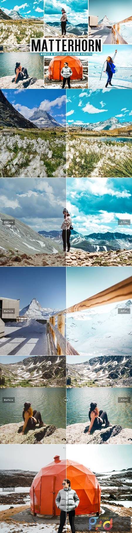 Matterhorn Mobile & Desktop Lightroom Presets BWF3P5M 1