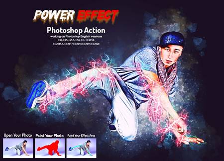 FreePsdVn.com 2104080 ACTION power effect photoshop action 5927557 cover