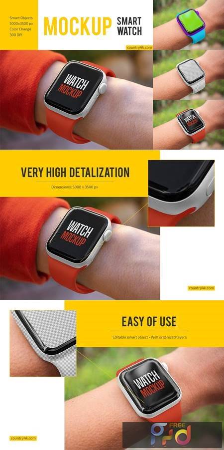 Smart Watch Mockup Set