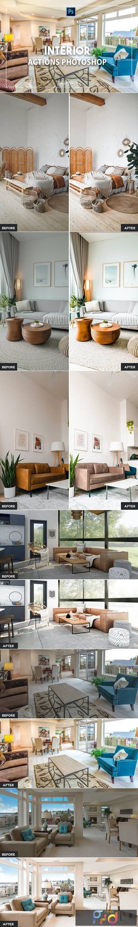 Interior Photoshop Actions