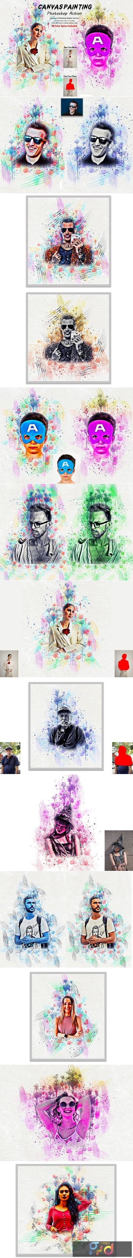 Canvas Painting Photoshop Action 5804650 1