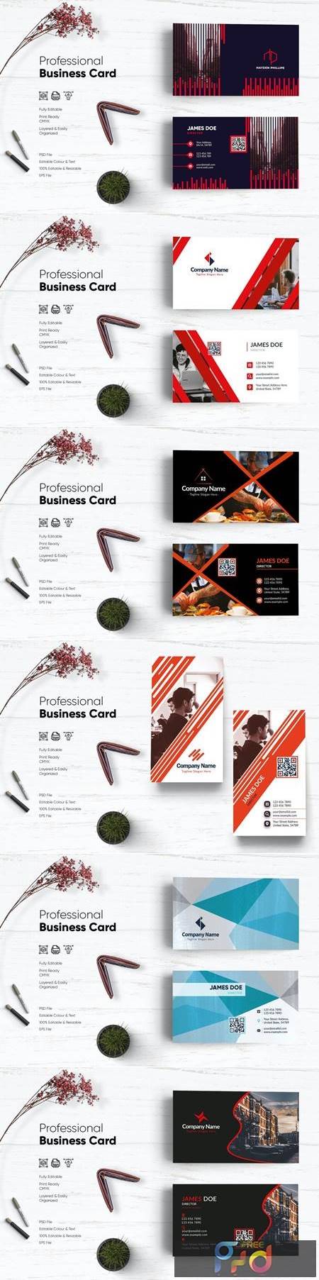 FreePsdVn.com 2104300 TEMPLATE creative business card templates pack